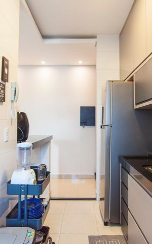 Apartamento para alugar com 58m², 2 quartos e 2 vagas Apartamento para alugar com 58m², 2 quartos e 2 vagasCozinha