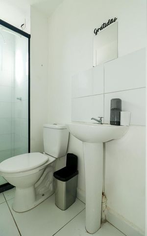 Apartamento para alugar com 39m², 2 quartos e 1 vagaBanheiro