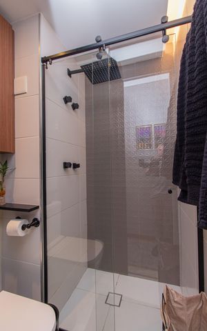 Studio para alugar com 24m², 1 quarto e sem vaga Studio para alugar com 24m², 1 quarto e sem vagaBanheiro
