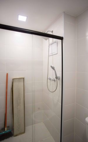 Studio para alugar com 33m², 1 quarto e sem vagaBanheiro da Suíte