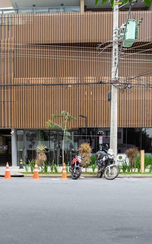 Studio para alugar com 33m², 1 quarto e sem vagaFachada e portaria