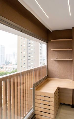 Studio para alugar com 33m², 1 quarto e sem vagaVaranda da Sala