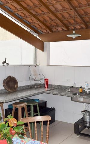 Casa para alugar com 210m², 2 quartos e 1 vagaQuintal/Churrasqueira