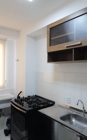 Apartamento à venda com 50m², 2 quartos e 1 vagaCozinha e Área de Serviço
