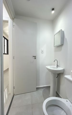 Apartamento para alugar com 37m², 2 quartos e sem vaga Apartamento para alugar com 37m², 2 quartos e sem vagaBanheiro