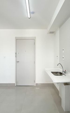 Apartamento para alugar com 37m², 2 quartos e sem vaga Apartamento para alugar com 37m², 2 quartos e sem vagaCozinha e Área de Serviço