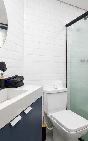 Apartamento à venda com 30m², 1 quarto e 1 vaga Apartamento à venda com 30m², 1 quarto e 1 vagaBanheiro