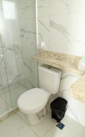 Apartamento para alugar com 114m², 2 quartos e 1 vagaBanheiro do terraço