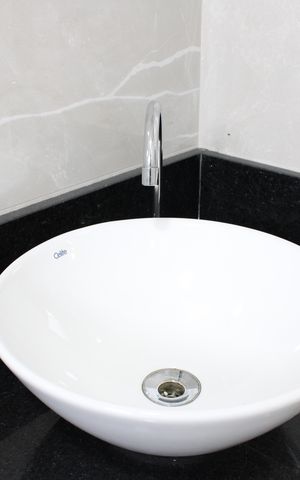 Studio para alugar com 33m², 1 quarto e 1 vagaDetalhe do banheiro