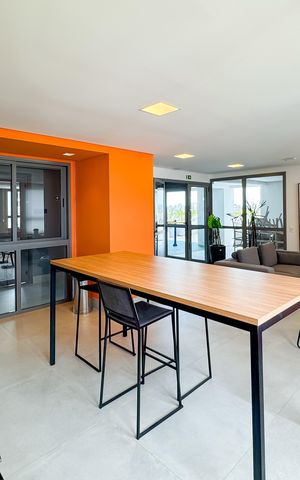 Studio à venda com 21m², 1 quarto e sem vagaLavanderia