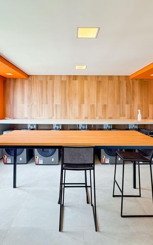 Studio à venda com 21m², 1 quarto e sem vagaLavanderia