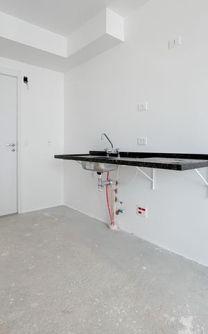 Studio à venda com 21m², 1 quarto e sem vagaCozinha