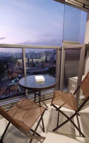 Studio à venda com 25m², 1 quarto e sem vaga Studio à venda com 25m², 1 quarto e sem vagaVaranda