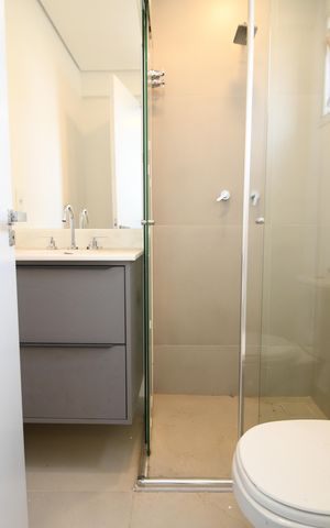 Apartamento à venda com 58m², 2 quartos e 2 vagasBanheiro Suíte 