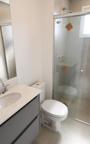 Apartamento à venda com 58m², 2 quartos e 2 vagasBanheiro Social