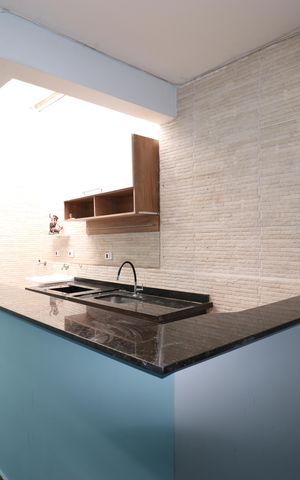 Apartamento à venda com 60m², 3 quartos e sem vagaCozinha e Área de Serviço