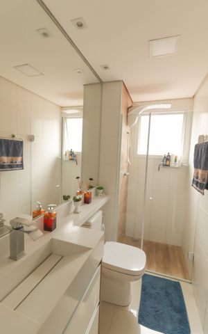 Apartamento para alugar com 53m², 2 quartos e 1 vaga Apartamento para alugar com 53m², 2 quartos e 1 vagaBanheiro