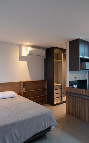 Apartamento à venda com 37m², 1 quarto e 1 vaga Apartamento à venda com 37m², 1 quarto e 1 vagaSala/Quarto
