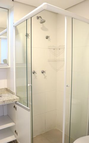Apartamento à venda com 43m², 1 quarto e 1 vagaBanheiro