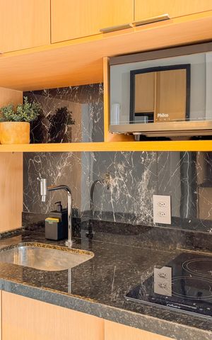 Studio para alugar com 25m², 1 quarto e sem vagaCozinha