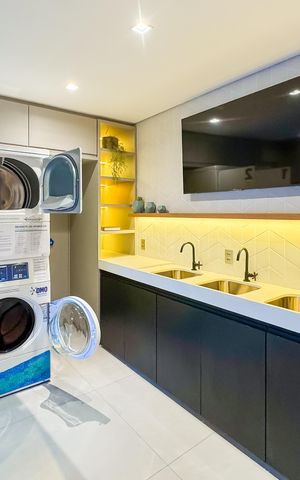 Studio para alugar com 25m², 1 quarto e sem vagaLavanderia