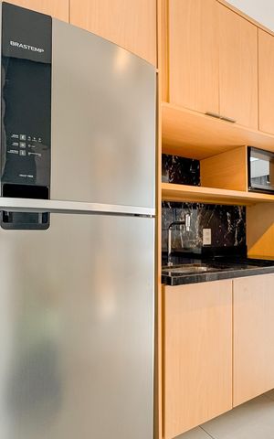 Studio para alugar com 25m², 1 quarto e sem vagaCozinha