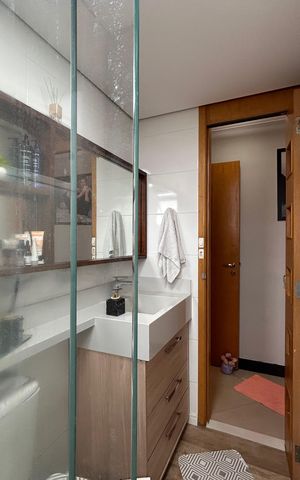 Apartamento à venda com 65m², 2 quartos e 1 vaga Apartamento à venda com 65m², 2 quartos e 1 vagaBanheiro da Suíte