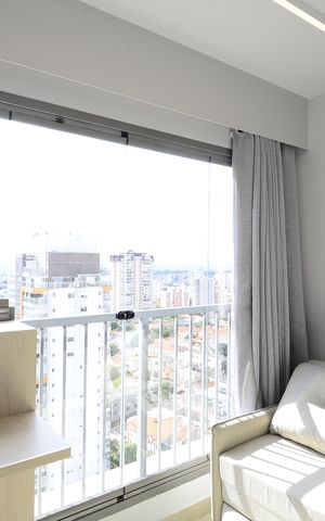 Studio para alugar com 25m², 1 quarto e sem vagaVaranda