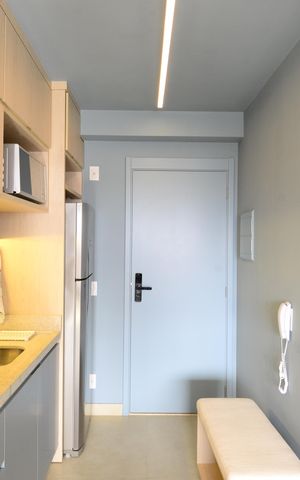 Studio para alugar com 25m², 1 quarto e sem vagaCozinha