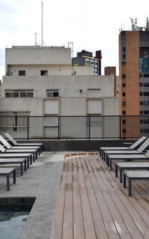 Studio para alugar com 37m², 1 quarto e sem vagaPiscina