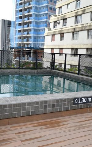 Studio para alugar com 37m², 1 quarto e sem vagaPiscina