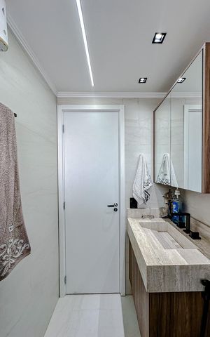 Apartamento à venda com 144m², 3 quartos e 2 vagasBanheiro da Suíte 3