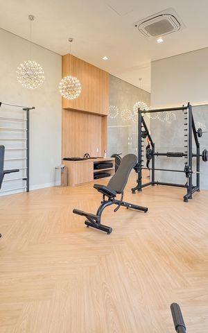 Apartamento à venda com 123m², 3 quartos e 2 vagas Apartamento à venda com 123m², 3 quartos e 2 vagasAcademia
