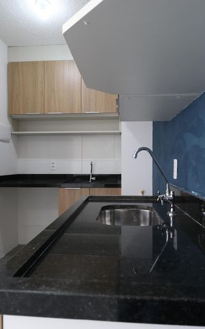 Apartamento para alugar com 34m², 2 quartos e sem vagaCozinha e Área de Serviço