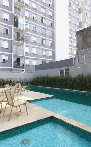 Apartamento para alugar com 34m², 2 quartos e sem vagaÁrea comum - Piscina