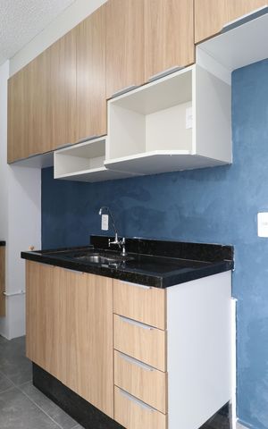 Apartamento para alugar com 34m², 2 quartos e sem vagaCozinha e Área de Serviço