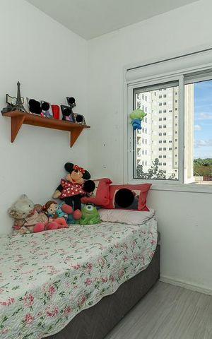 Apartamento à venda com 55m², 2 quartos e 1 vagaQuarto 2