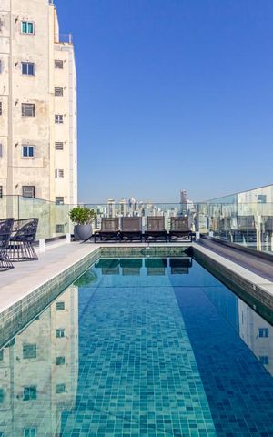 Apartamento para alugar com 28m², 1 quarto e sem vaga Apartamento para alugar com 28m², 1 quarto e sem vagaÁrea comum - Piscina