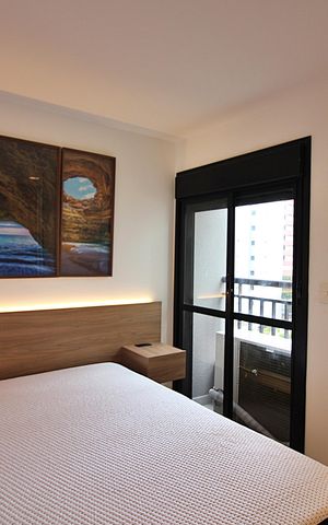 Apartamento para alugar com 40m², 1 quarto e 1 vagaQuarto