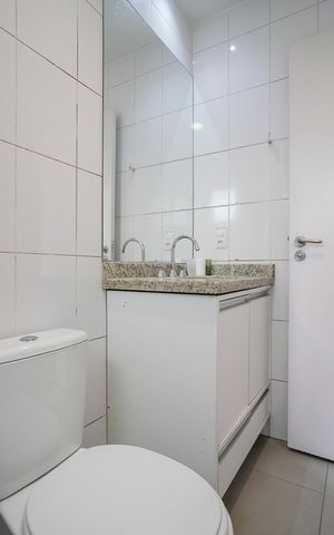 Apartamento à venda com 72m², 2 quartos e 1 vagaBanheiro da suíte