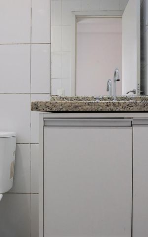 Apartamento à venda com 72m², 2 quartos e 1 vagaBanheiro da suíte