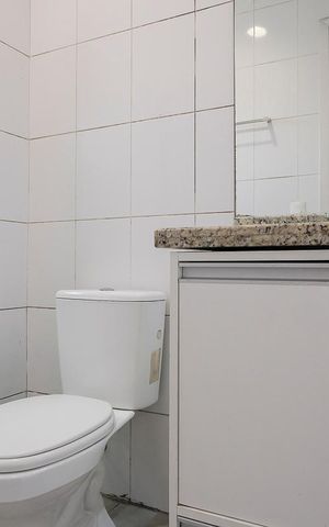 Apartamento à venda com 72m², 2 quartos e 1 vagaBanheiro da suíte