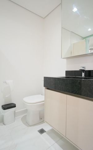 Apartamento à venda com 51m², 1 quarto e 1 vagaBanheiro da Suíte