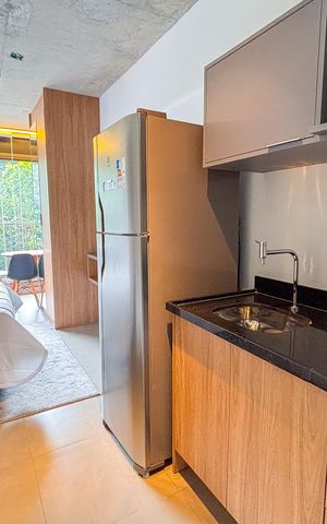 Studio à venda com 23m², 1 quarto e sem vaga Studio à venda com 23m², 1 quarto e sem vagaCozinha