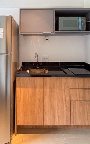 Studio à venda com 23m², 1 quarto e sem vaga Studio à venda com 23m², 1 quarto e sem vagaCozinha