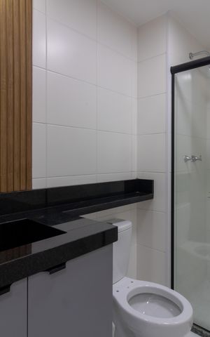 Apartamento para alugar com 75m², 3 quartos e 2 vagas Apartamento para alugar com 75m², 3 quartos e 2 vagasBanheiro