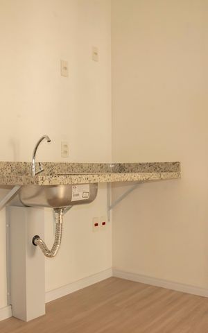 Studio à venda com 29m², 1 quarto e sem vagaCozinha