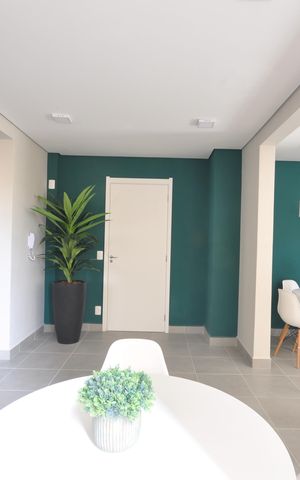 Apartamento à venda com 33m², 2 quartos e sem vagaÁrea comum - Salão de festas