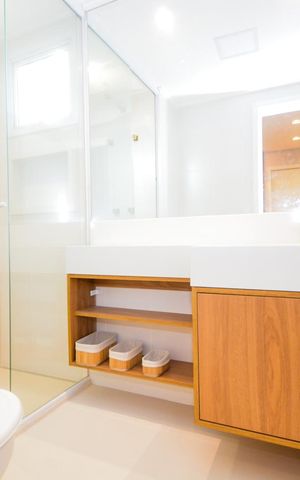 Apartamento à venda com 122m², 3 quartos e 2 vagasBanheiro da Suíte 3