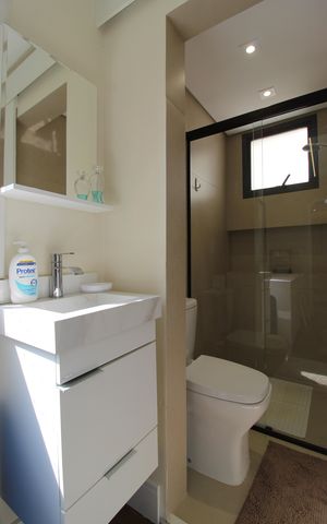 Apartamento à venda com 80m², 2 quartos e 1 vagaBanheiro da Suíte